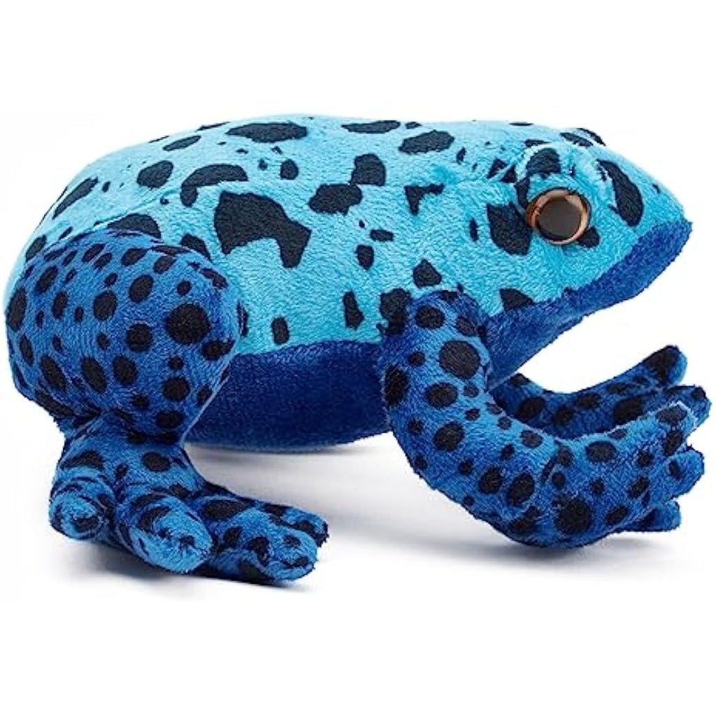 Zappi Co Blue Poison Dart Frog - 15cm Recycled Eco-Friendly Plush Toy