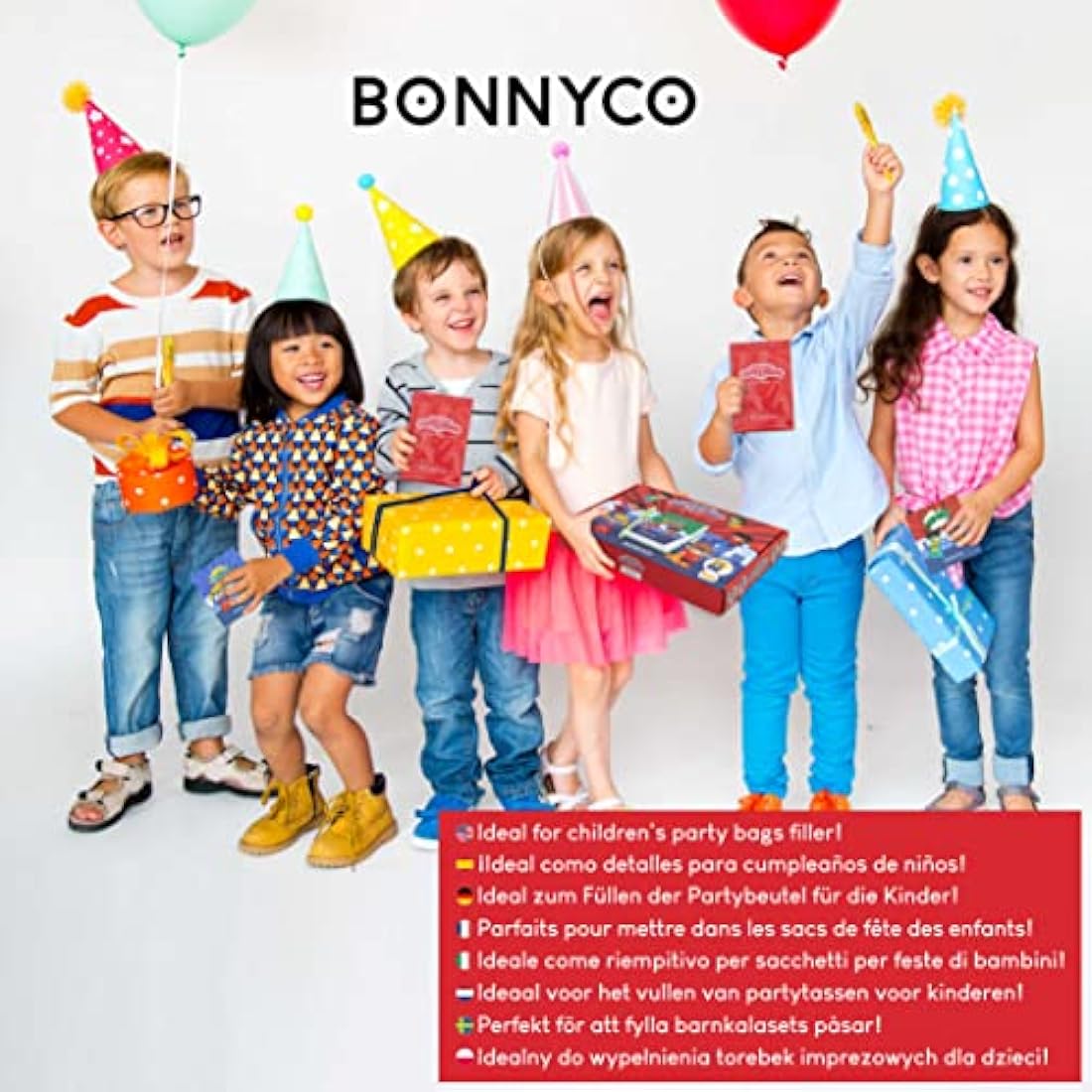 BONNYCO Superhero Invisible Ink Pen and Notebook Set - 32 Pack Party Fillers