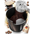 Homeffect Coffee Knock Box – Black Espresso Grounds Bin for Baristas