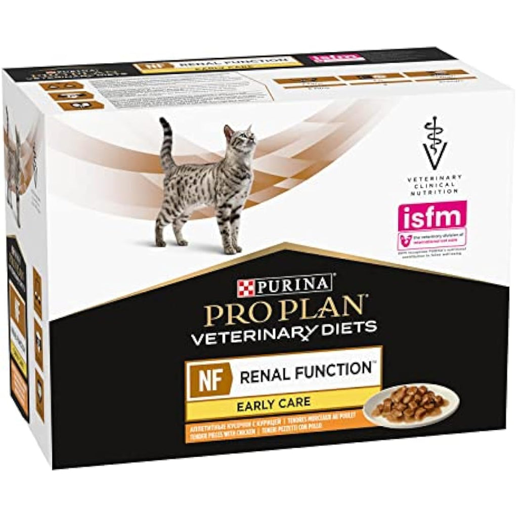 Pro Plan Veterinary Diets NF Renal Function Cat Food - Chicken 10x85g