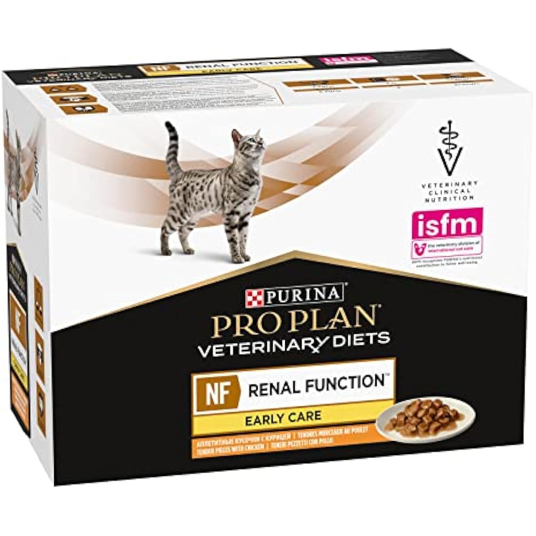 Pro Plan Veterinary Diets NF Renal Function Cat Food - Chicken 10x85g