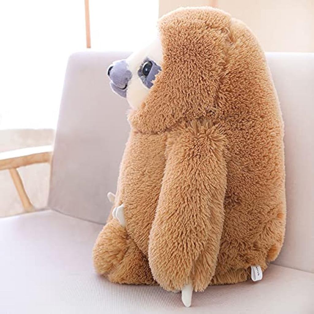Winsterch Large Sloth Stuffed Animal - 20 Inch Plush Toy - Brown