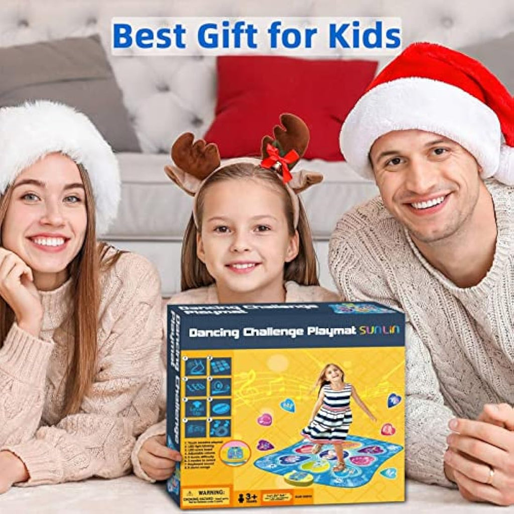 Sunlin Frozen Unicorn Dance Mat | 7 Game Modes Kids Toy for Girls Ages 3-12