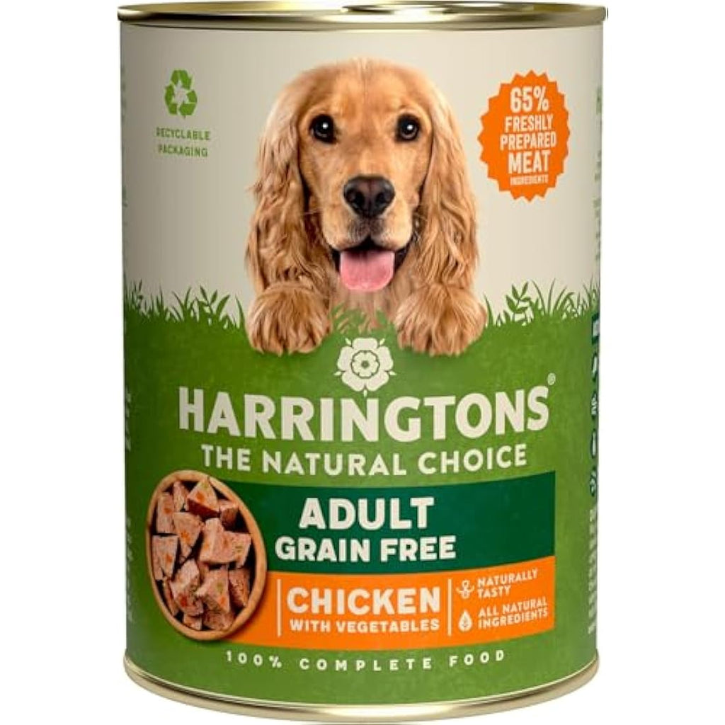 Harringtons Grain Free Puppy Wet Food – Chicken & Potato 6x380g