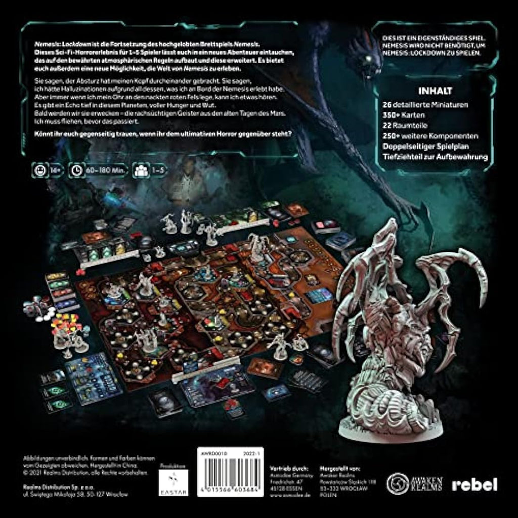 Nemesis: Lockdown – Awaken Realms Sci-Fi Dungeon Crawler (Deutsch)