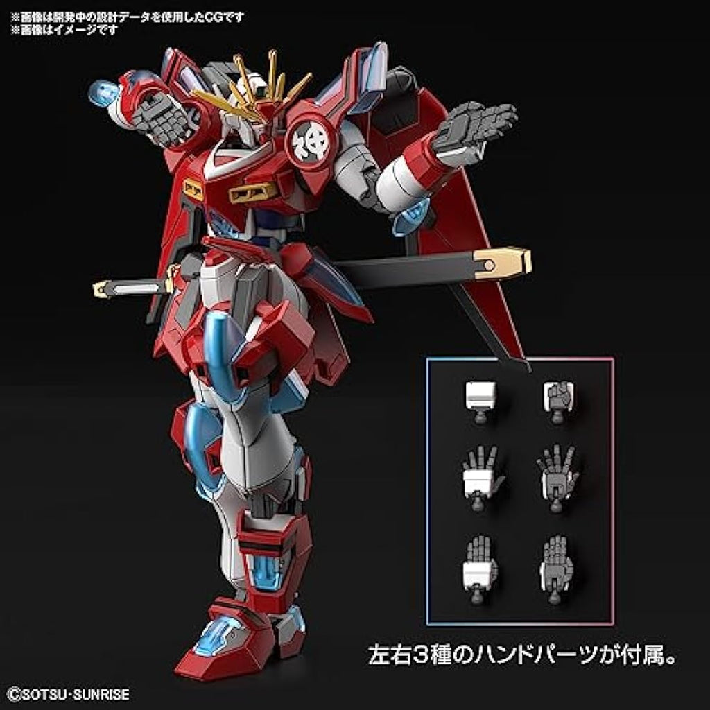 Bandai HG 1/144 Shin Burning Gundam Model Kit – Gundam Build Metaverse