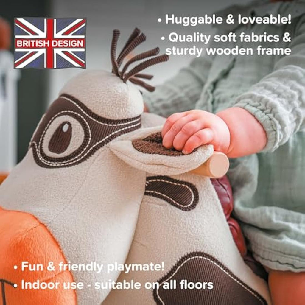 Little Bird Told Me Moobert Cow Ride On Toy – Wooden Toddler Toy