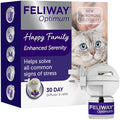 FELIWAY Optimum Cat Calming Pheromone Diffuser Starter Kit - 30 Day Supply
