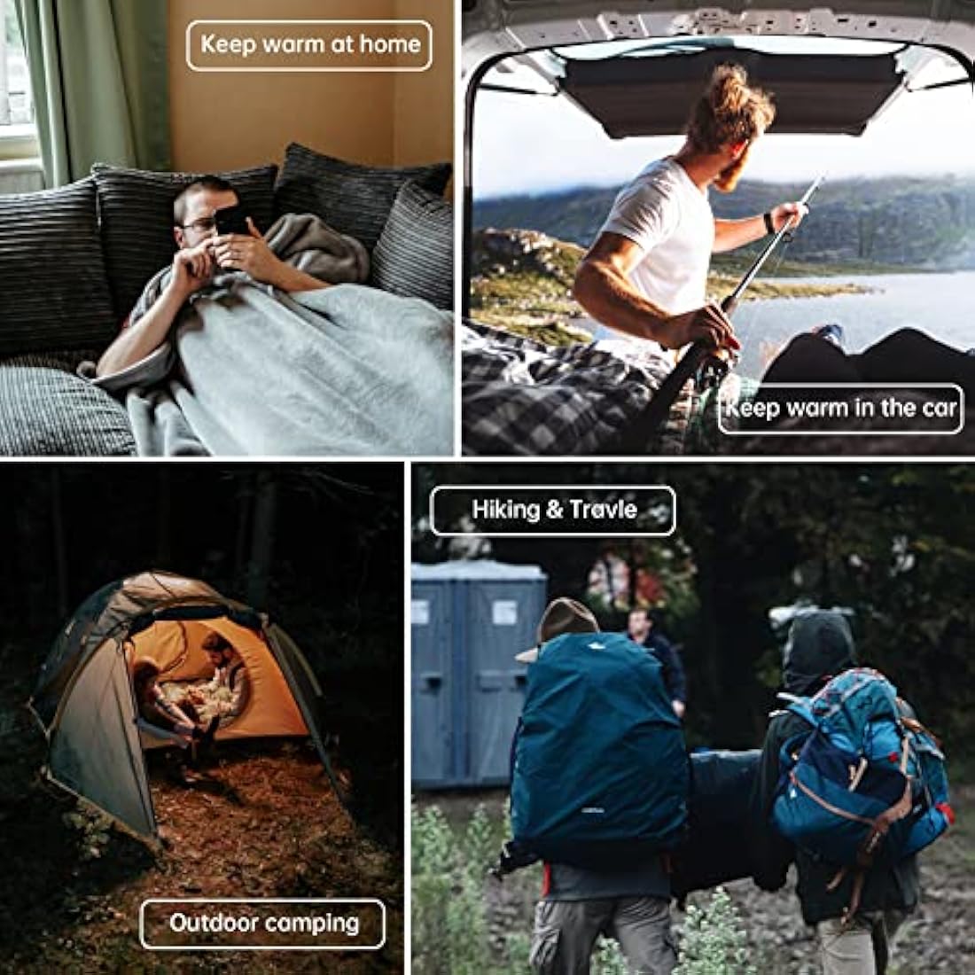 BISINNA XXL Sleeping Bag – Plus Size Waterproof Lightweight Camping Gear