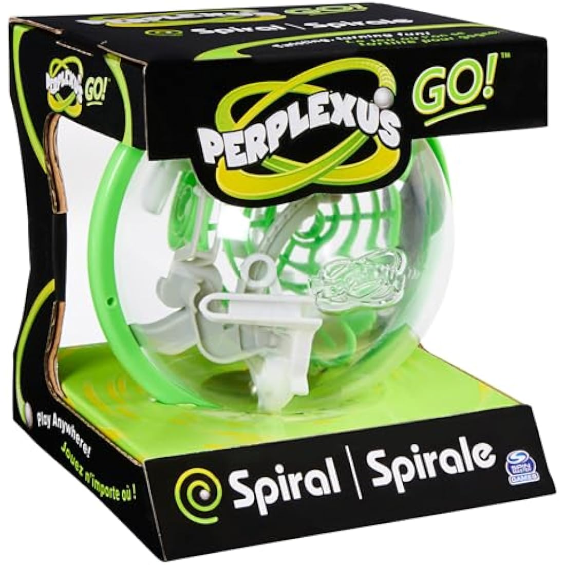 Perplexus GO! Spiral 3D Labyrinth Maze Game - Portable Puzzle Toy