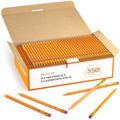 Shuttle Art #2 HB Pencils - 350 Pack Sharpened Yellow Graphite Pencils