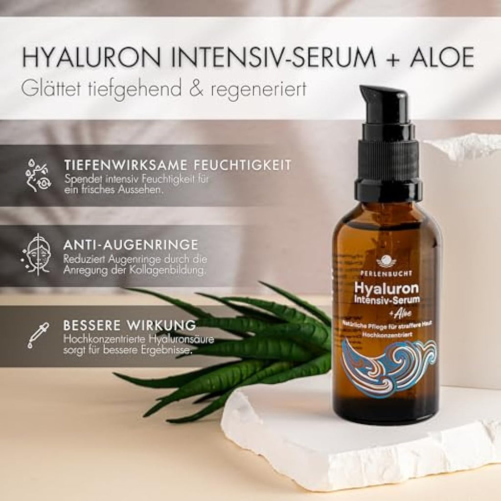 PERLENBUCHT Hyaluronic Acid & Aloe Face Serum – Vegan Anti-Aging Care