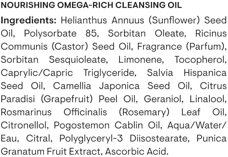 ELEMIS Nourishing Omega-Rich Cleansing Oil – Vitamin-Rich Face Elixir 195ml