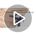 Nuovoware 70mm Table Vise | 360° Swivel Cast Iron Bench Clamp