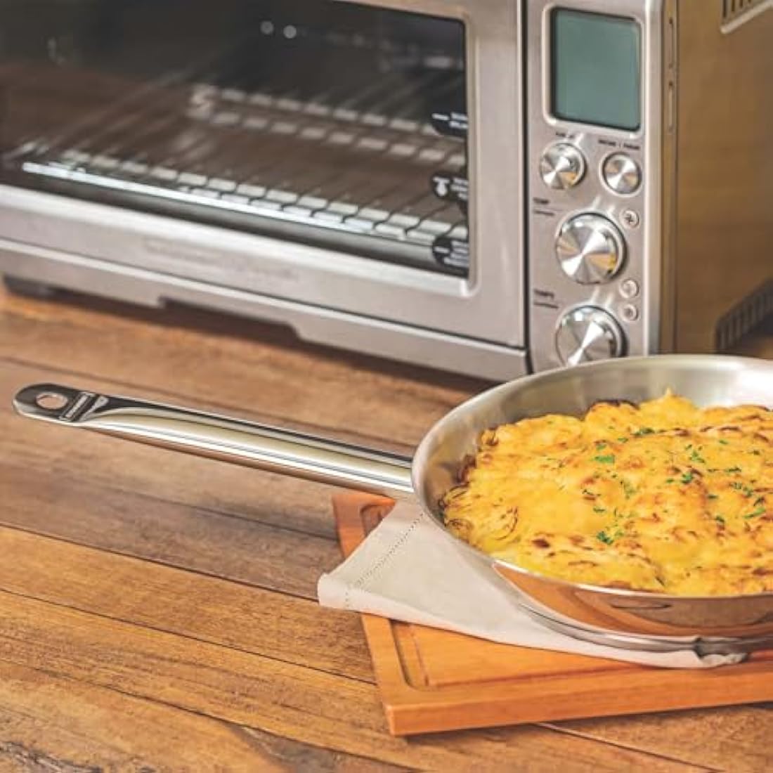 Tramontina 20cm Stainless Steel Frying Pan | 1.1L Induction Ready Skillet