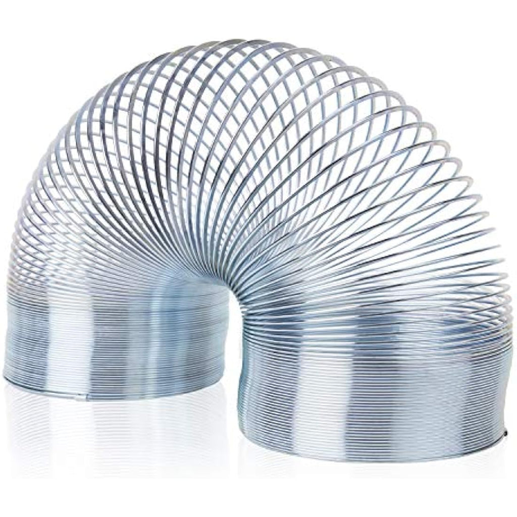 WOW! STUFF Super-Size Metal Spring Toy – Giant Sensory STEM Slinky