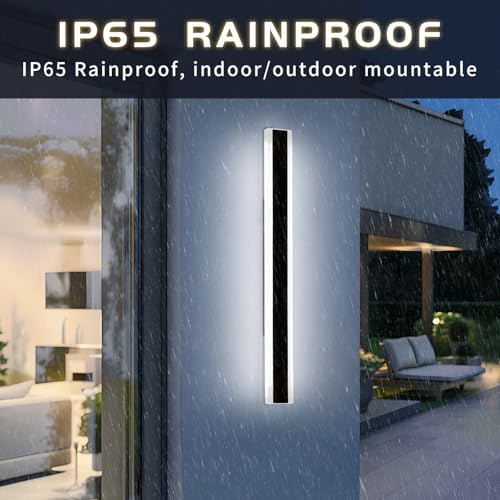 Mikeru 120cm Outdoor LED Wall Light | 6000K IP65 Waterproof Garden Lamp