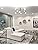 ASHUAQI 8-Light Sputnik Ceiling Light – Modern Chrome Semi Flush Mount