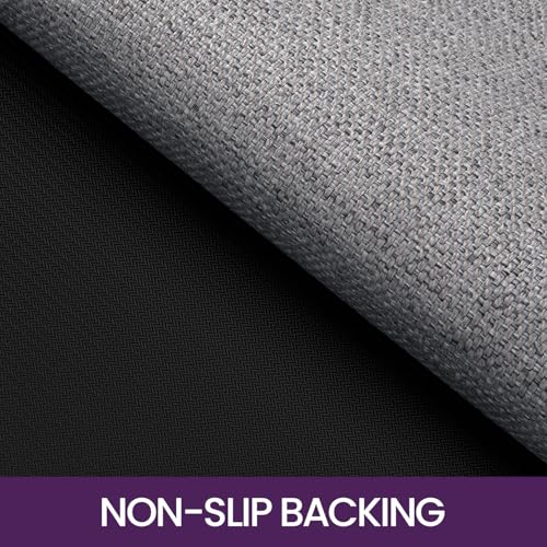 DEXI Indoor Door Mat – 81x122cm Non-Slip Dirt Trapper Entrance Rug, Grey