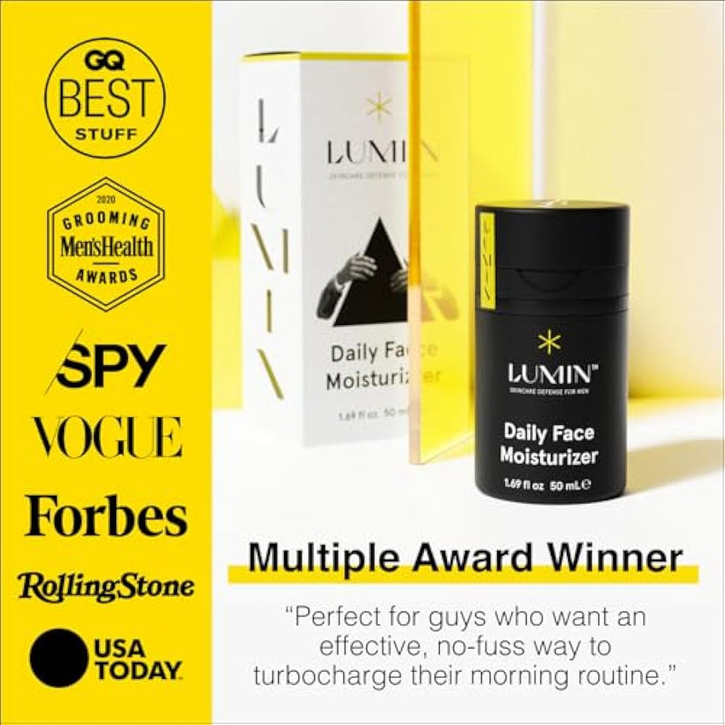 Lumin Moisturizing Balm – Men's Daily Face Moisturizer for All Skin, 50ml