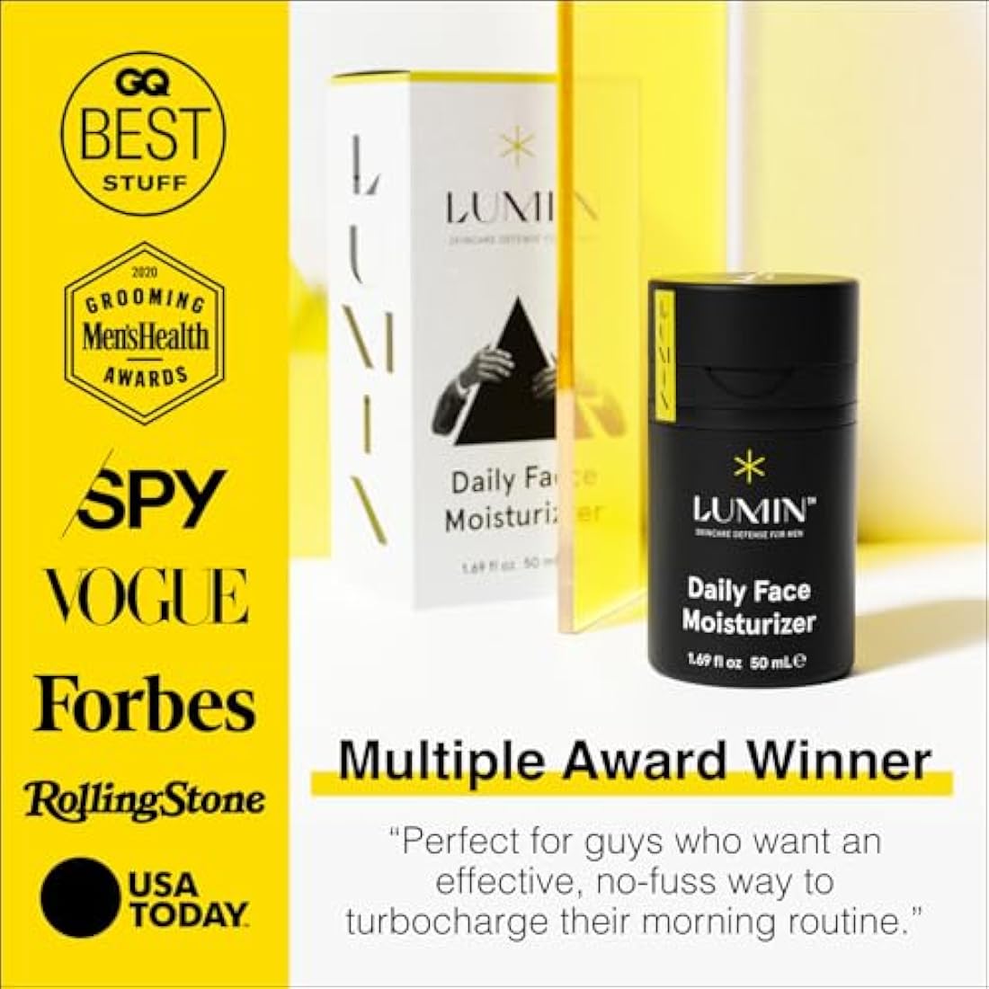 Lumin Moisturizing Balm – Men's Daily Face Moisturizer for All Skin, 50ml