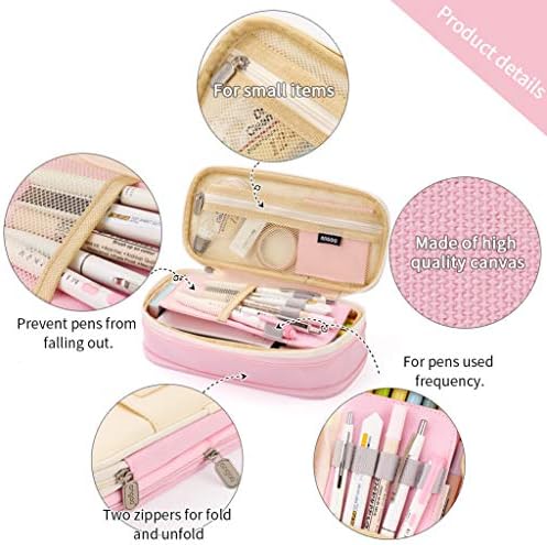 EASTHILL Large Capacity Pencil Case – High Storage Stationery Pouch
