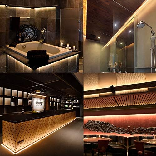 Jolof Store 52.5ft Warm White LED Rope Lights – Waterproof & Connectable