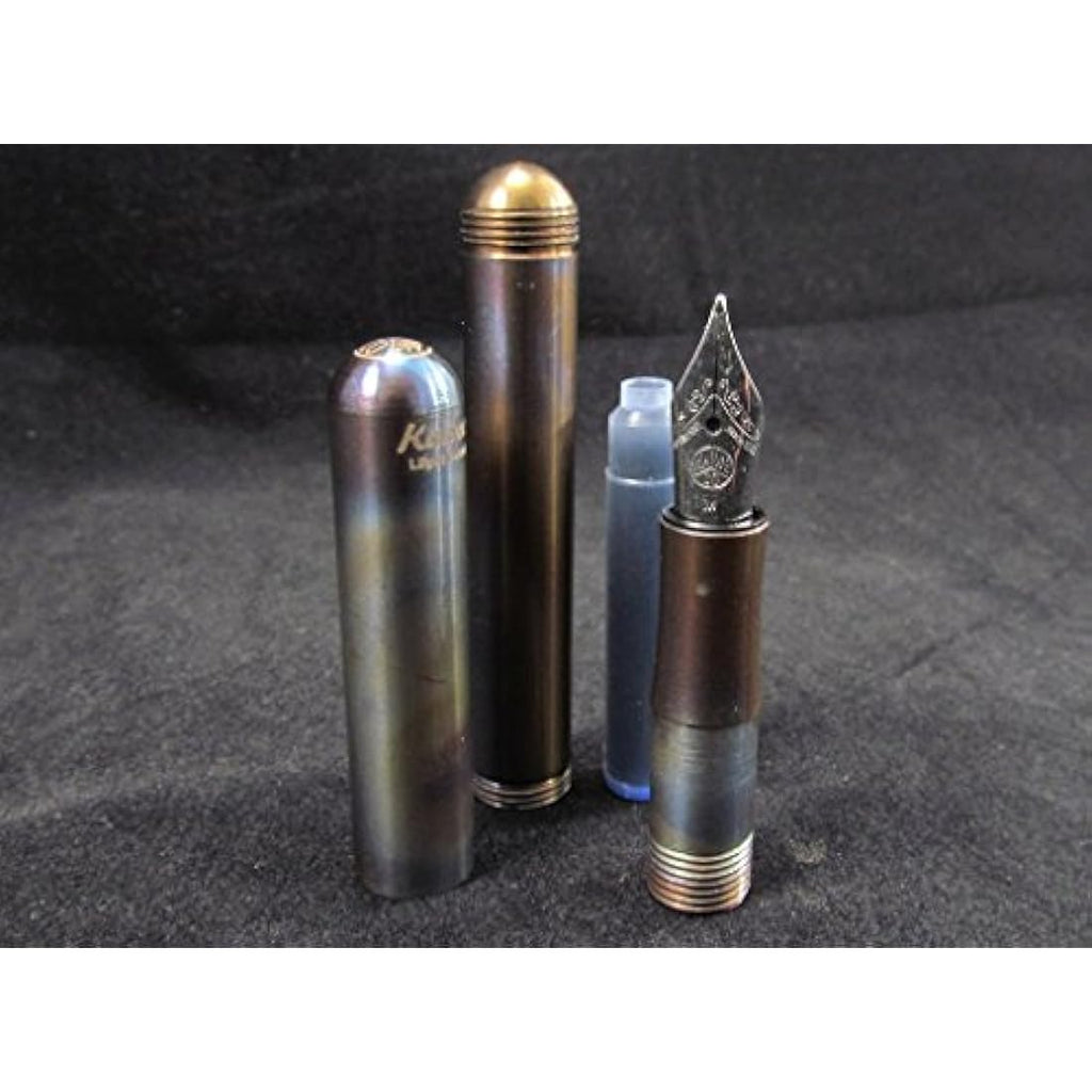 Kaweco Liliput Fireblue Fountain Pen – Stainless Steel Pocket Pen (M)
