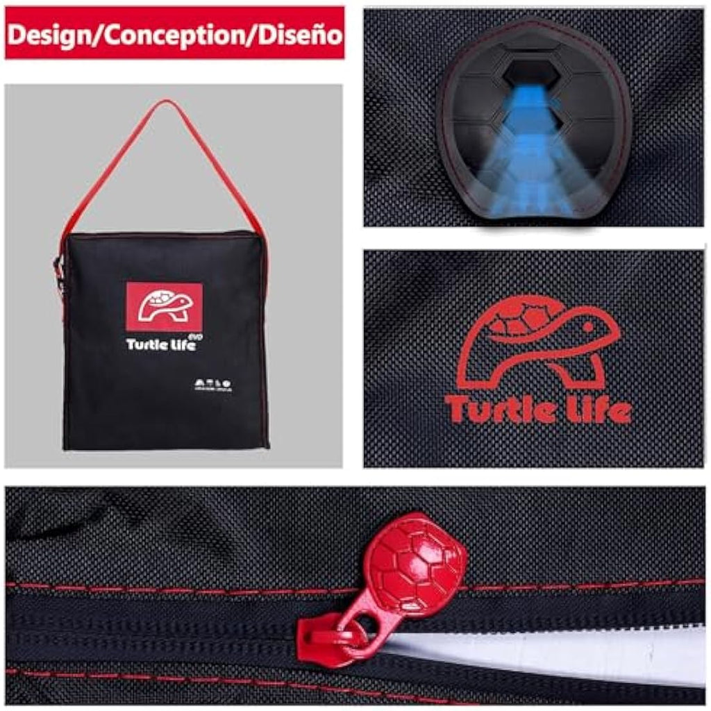 Turtle Life 46 Inch BBQ Grill Cover – Heavy Duty Waterproof Gas Grill Cover