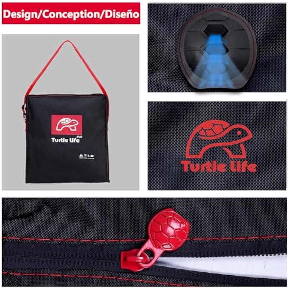 Turtle Life 46 Inch BBQ Grill Cover – Heavy Duty Waterproof Gas Grill Cover