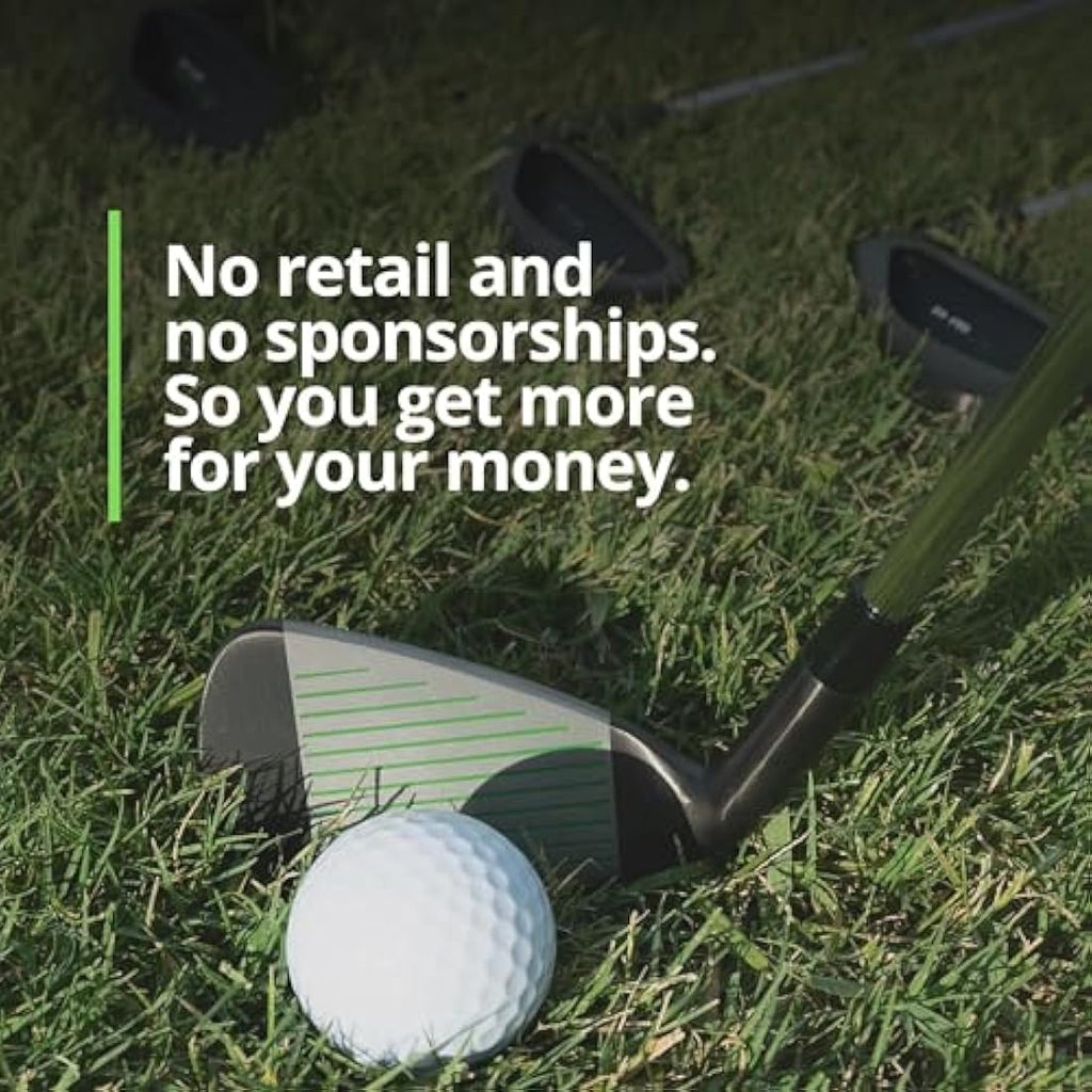 BombTech Black Golf Wedge Set - 52, 56, 60 Degree Max Spin Wedges