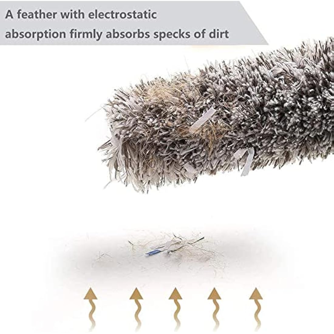 Microfiber Feather Duster – 100" Extendable Telescopic Pole