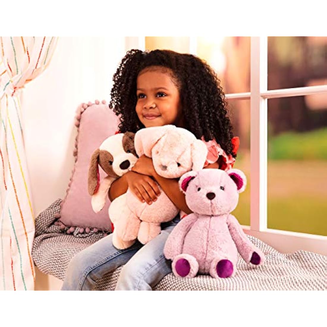 B. toys Cupcake Pup – 12-Inch Washable Soft Plush Stuffed Animal Dog