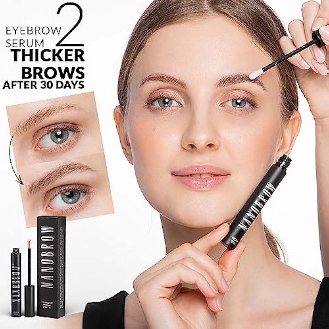 Nanobrow Eyebrow Serum 5ml | Growth-Stimulating & Thickening Formula