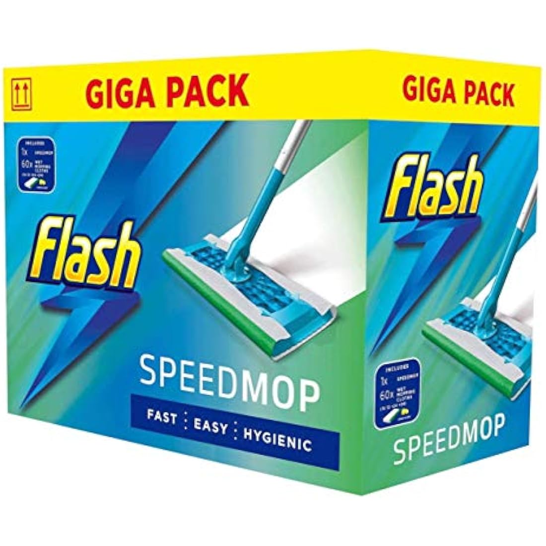 Flash Speedmop Floor Cleaner – Lemon Scented Wet Wipes for Hard Surfaces
