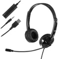 USB Headset – Noise Cancelling Stereo PC Office Headphones