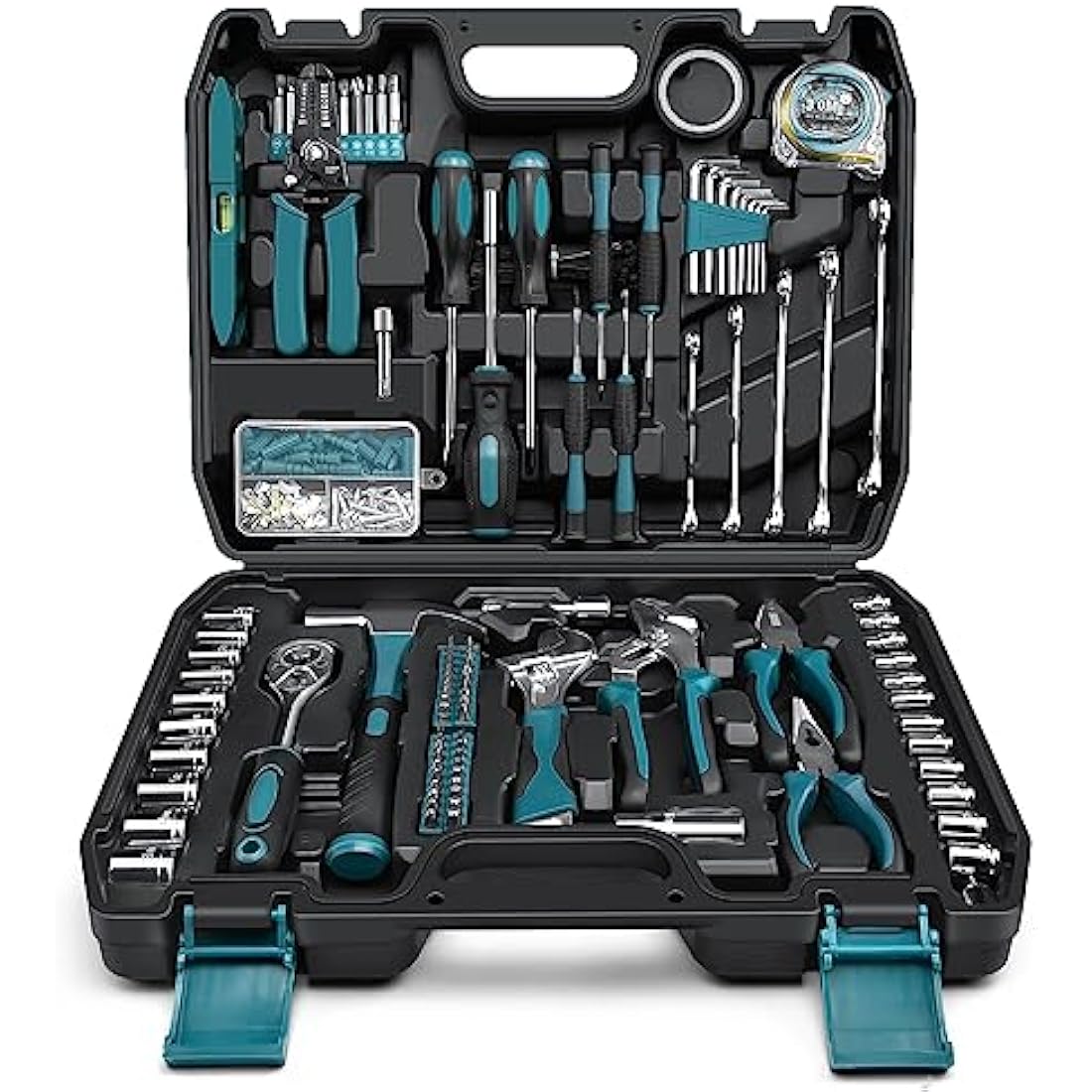 Sundpey 281-Piece Home Tool Kit – Portable Hand Tool Set with Case