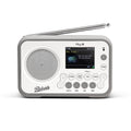 Roberts Play20 Portable DAB/DAB+/FM Digital Radio - White Rubber