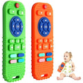 Hooku 2-Pack Remote Control Silicone Teething Toys for Babies, BPA-Free