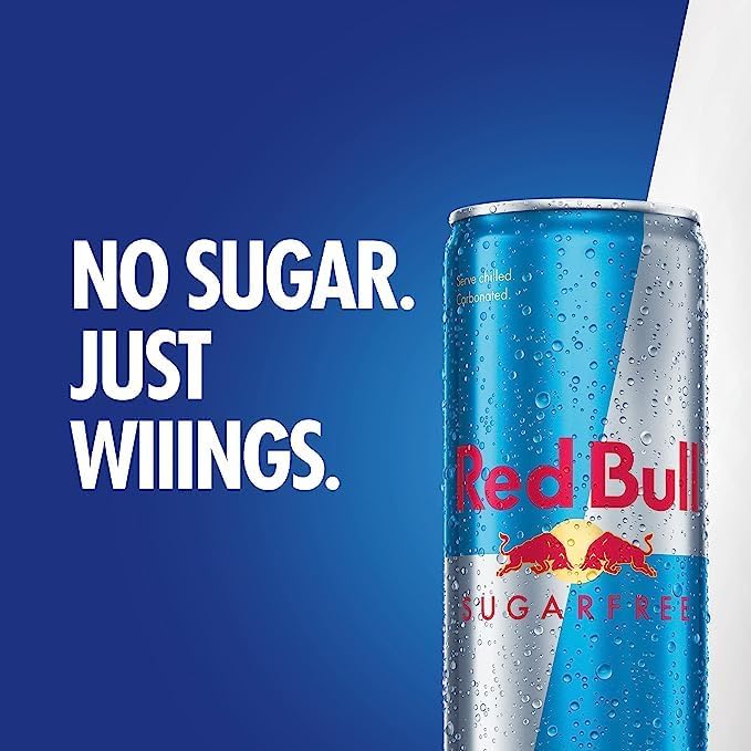 Red Bull Sugar Free Energy Drink – 250ml Cans (Pack of 24 Bulk)