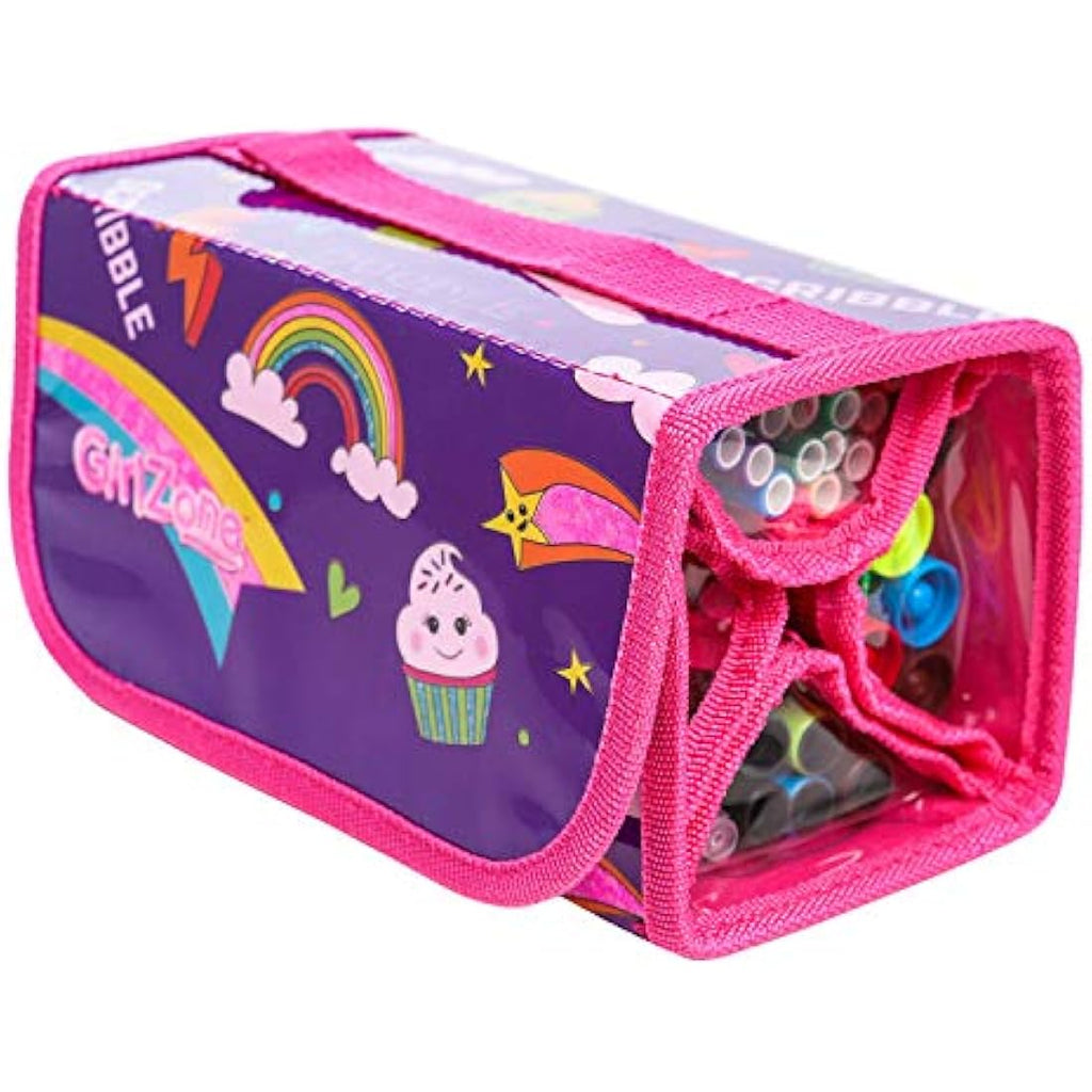 Fruit Scented Markers and Pencil Case Arts and Crafts Kit