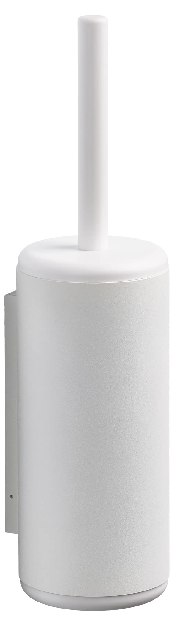 Zone Denmark Rim Wall-Mounted Toilet Brush – White Powder-Coated Aluminum