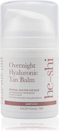 He-Shi Gradual Face Tan – Overnight Hyaluronic Anti-Ageing Balm