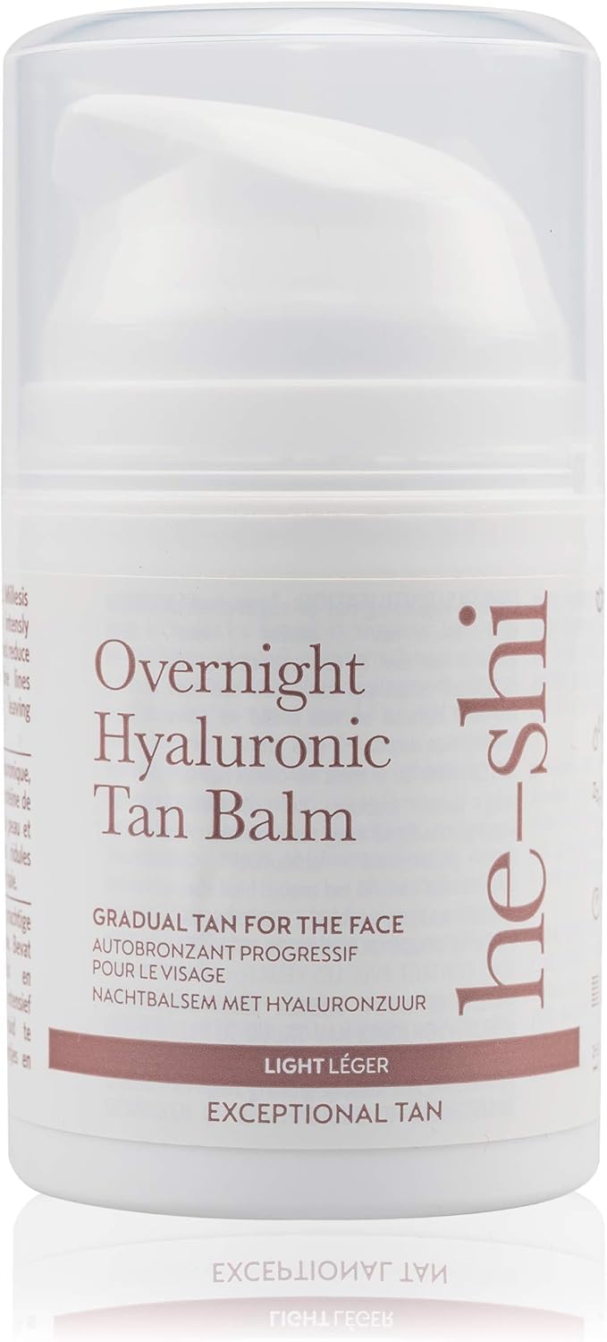 He-Shi Gradual Face Tan – Overnight Hyaluronic Anti-Ageing Balm