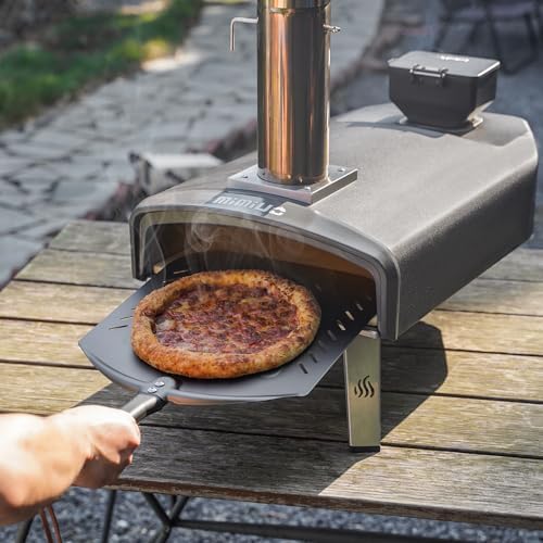 Mimiuo Portable Pellet Pizza Oven with Stone | Outdoor Wood-Fired Maker
