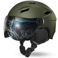 Odoland Ski Helmet with VLT 18% Visor – Adjustable Snowboard Helmet