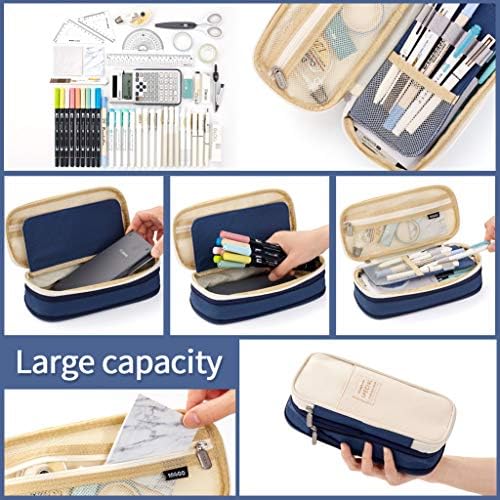EASTHILL Large Capacity Pencil Case – High Storage School Pen Pouch