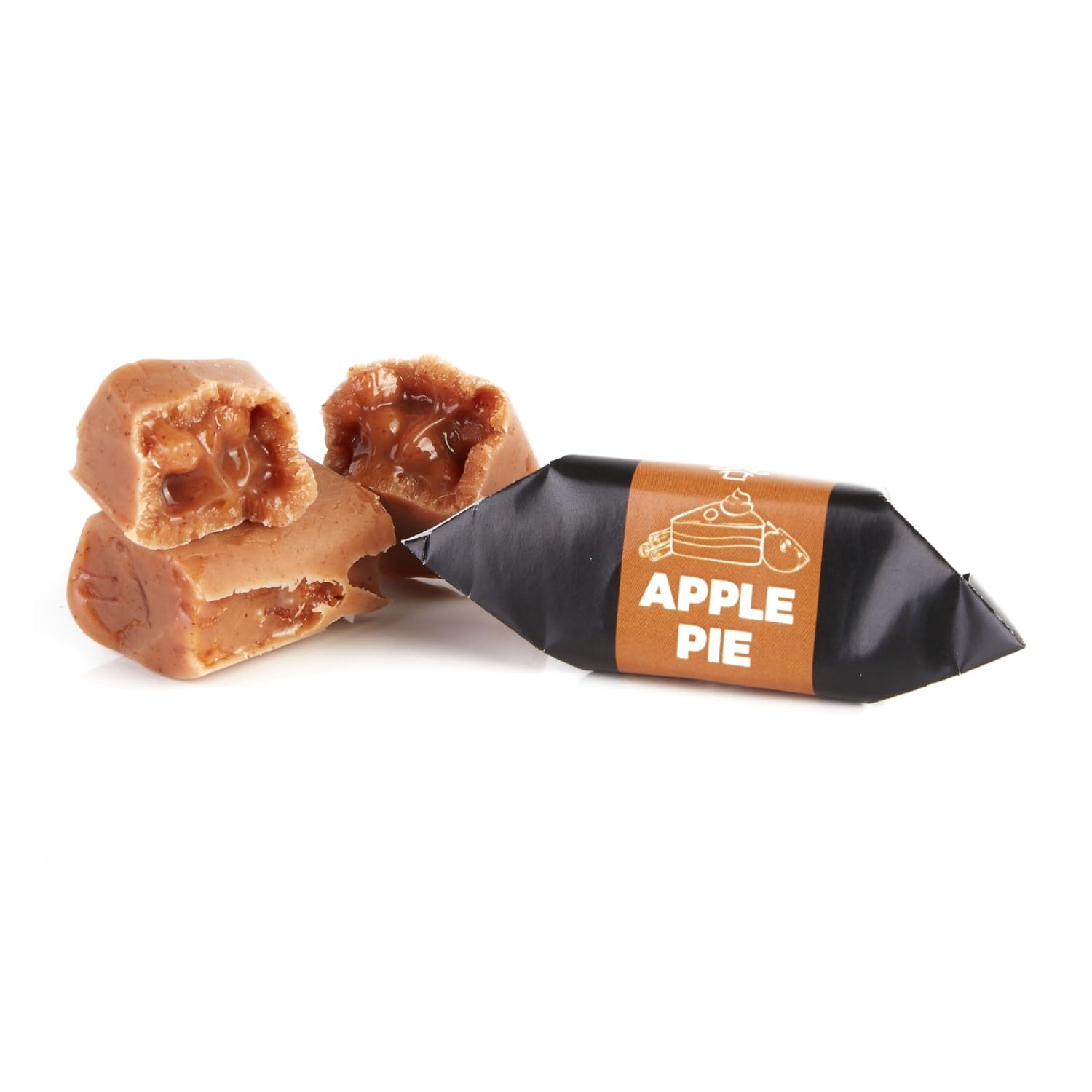 Jolof Store Apple Pie Gourmet Fudge Candy – 900g Handmade Sweets Gift Box
