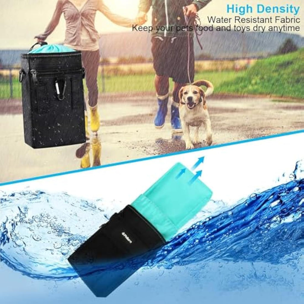 Philorn Dog Treat Pouch – Water-Resistant Training Bag with Bowl