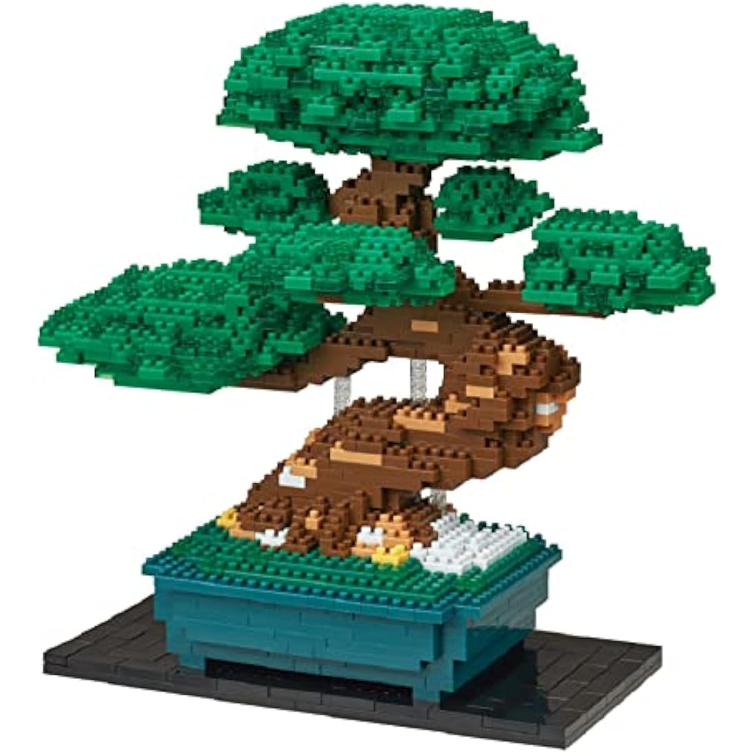 Nanoblock NB039 Bonsai Matsu Tree - 1130 Piece Micro Building Block Set